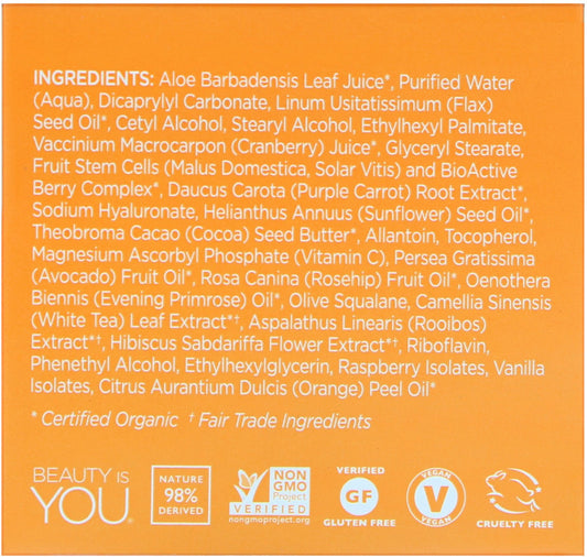 Andalou Naturals Purple Carrot +C Luminous Night Cream (1x1.7 Oz)